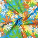 Zando 90s 80s Outfit for Men - Funny Retro Short Sleeve Button Down Hawaiian Shirt for Disco & Themed Party & Beach (L)