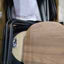 Andeworld Metal Bar Stools Set of 4, 30 inch Bar Height Barstools with Backs Farmhouse Modern High Back Bar Stools with Larger Seat Kitchen Dining Bar Chairs,Matte Black