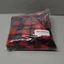 Joiedomi 36" Buffalo Plaid Christmas Tree Skirt Decor - Red and Black Checked Mat for Xmas New Years Eve Holiday Party Outdoor Decoration