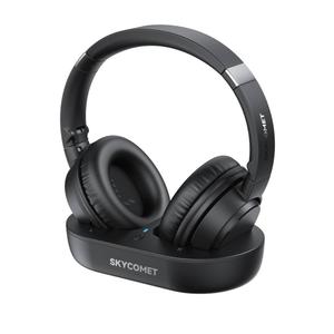 Wireless Headphones for TV, TV Headphones Wireless for Seniors with Transmitter Charging Base, Perfect Audio Sync, Ideal Gift for The Mom, Seniors, Parents