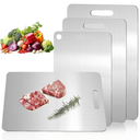 Katuchef Titanium Cutting Board,2026 New 100% Pure Titanium Cutting Boards for Kitchen,Titan Cut Pro Non toxic Doubld-Side Durable Chopping Boards, Easy to Clean and Store(3PCS-S+M+L)