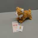 Smalody Interactive Plush Toys, Novelty Sound Control Electronic Cat Electronic Pets Robot Cat Gift for Children (Yellow)