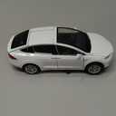 gidoyi Toy Car Model X, Pull Back Car Toys Alloy Vehicles with Lights and Sound 1:32 Scale Model Car (White)