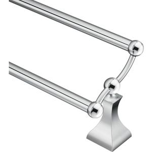 Moen DN8322CH Retreat 24-Inch Double Towel Bar, Chrome