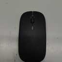 TECKNET Bluetooth Wireless Mouse for Laptop, Rechargeable Silent Computer Mouse (Bluetooth 5.2/3.0 & 2.4G), Ultra-Thin, 6-Level Adjustable 4800 DPI Bluetooth Mouse for Mac OS, iPad, Windows, Android (black)