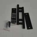 SKYSEN 2 Pack 12" Barn Door Handles, Sliding barn Door Pull Handle, No Gap Flat Plate Design- Heavy Duty- Square- Easy to Install- Matt Black (685-2)