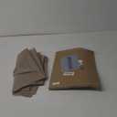 Chyhomenyc Sheer Taupe Curtains 90 inches Long 2 Panels, Light Filtering Soft Airy Solid Elegant Voile Window Treatment Drapes for Bedroom Living Room Wedding Party Decor, 42 Wx90 L Inches