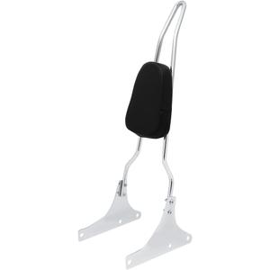 Passenger Sissy Bar Tall Rear Backrest Compatible for Harley Davidson Heritage Softail FLSTC/Springer FLSTS/Fatboy EFI FLSTF, Chrome