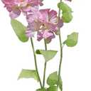 3Pcs Artificial Hydrangea Flowers for Outside, Large Flower Decorations for Birthday Party, Fake Flowers for Garden, Hotel, Office, Home Farmhouse Decor, Wedding, Art Gallery, Store-Pink