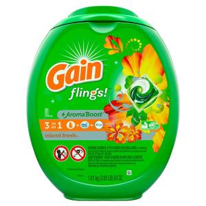Flings Island Fresh Scent Laundry Detergent Pods (81-Count) 4 pack