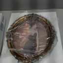 Vintage Oval Picture Frame 10x12 Inch, Bronze Gold Antique Old Photo Frames with Glass Front for Tabletop and Wall Hanging, Art Deco, Photo Gallery, Home Decor, Displays, Gift Ideas