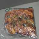 12Pcs Glitter Christmas Poinsettia Flowers 7 Inch Large Artificial Flower Ornament for Xmas Tree Wedding Birthday Festival Holiday Party Home Decoration (Orange)