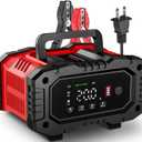 20-Amp Car Battery Charger, 12V/20A and 24V/10A LiFePO4,Lead-Acid(AGM/Gel/SLA) Automatic Smart Trickle Charger Maintainer,Desulfator, 300W Fast Charging for Automotive Truck Motorcycle Lawn Mower Boat