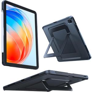 TORRAS Ostand K1 Guardian for iPad Air 11 inch Case M4/M3/M2 (2026/2025/2024), Ultra Stable Stand, Multiple Adjustable Viewing Angles, Slim Protective Kickstand Cover with Pencil Holder, Black