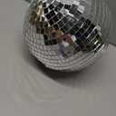 Alytimes Mirror Disco Ball - 8-Inch Cool and Fun Silver Hanging Party Disco Ball Big Party Decorations, Party Design