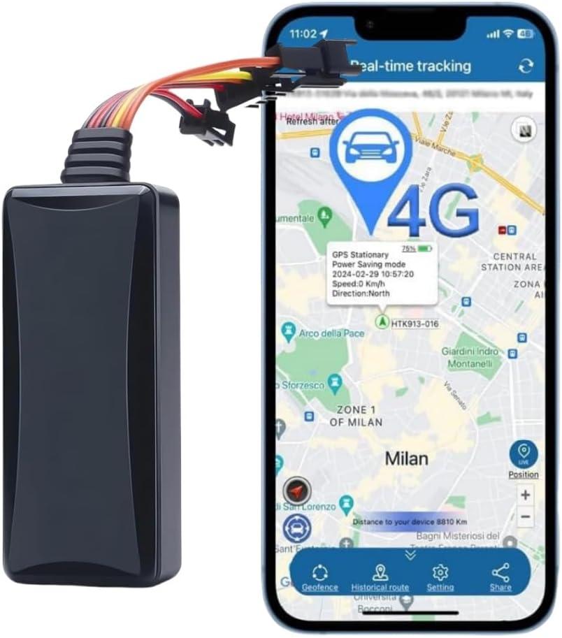 4G GPS Car GPS Tracker for Vehicles Real-time Locator GPS/GSM/GPRS/SMS Tracking Cars Antitheft with Mobile APPs