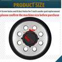 2 Packs for DeWalt DWE64233 & N329079 Orbital Sander Replacement Pad, 5 inch 8 Hole Hook and Loop Sanding Disc Backing Pads, Compatible with DWE6421-B2, DWE6421-B3, DWE6423/6423K, DWE6421/6421K