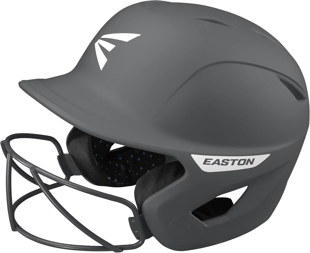 Easton | Ghost Batting Helmet with Mask | Fastpitch Softball | Matte (Small (6 1/4 - 6 7/8), Charcoal)