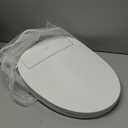 Bidet Toilet Seat Elongated, Unlimited Warm Water, Heated Toilet Seat, Warm Air Dryer, Rear and Front Washing, Soft Closed Toilet Lid, Night Light, Requires Outlet,white