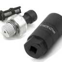 12677836 Oil Pressure Sensor and Socket for 2003-2008 Chevy Chevrolet GMC Silverado Suburban Avalanche Tahoe Trailblazer Impala Yukon Envoy Sierra Cadillac Escalade Hummer H2 LS Oil Sending Unit