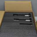 METOWARE Adjustable Trailer Hitch for 2.5 Inch Receiver, 6" Drop/Rise Heavy Duty Aluminum Tow Hitch, 18,000 LBS GTW, Dual Ball (2" & 2-5/16"), Double Stainless Steel Locks & Hitch Pin (Red)