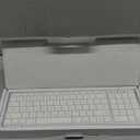seenda Bluetooth Keyboard and Mouse for Mac, SKM64-2 Multi-Device Rechargeable Slim Wireless Keyboard Mouse Stainless Steel Full Size, Compatible with MacBook Pro/Air, iPad, iMac - White Silver