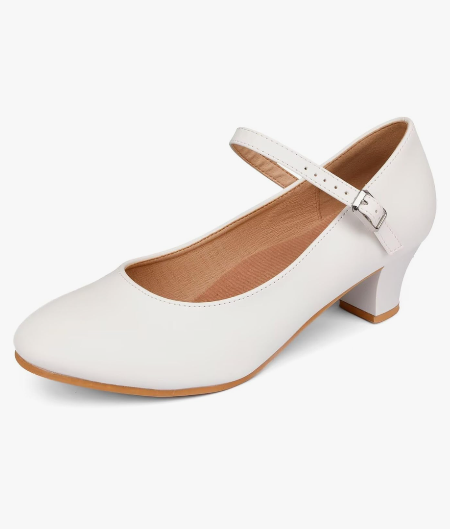 Character Shoes for Women Dance Shoes,Stylish Ankle Strap Heels for Ballroom,Salsa,Tango, 9.5