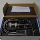 RUACQ Waterfall Bathroom Faucet,Single Handle Bathroom Sink Faucets for 1 or 3 Hole, Stainless Steel Washbasin Mixer Tap with Deck,Pop-up Drain and Supply Hoses (Chrome)