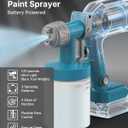 Tilswall Paint Sprayer, Cordless Paint Sprayer for Dewalt 20V MAX Battery, 3 Spray Modes for Fences, Sheds, Walls, Ceilings, Furniture, Cabinets, Garden & DIY, White (Battery Not Included)
