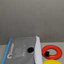 Peteast Foldable Dog Pool with 2 Flying Disks, Durable Hard Plastic Dog Swimming Pools for Large Dogs, Collapsible Pet Pool for Backyard & Indoor, Ideal Kiddie Pools for Dogs and Kids, 87 in