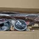 TALOYA 52 Inch Ceiling Fans with Led Lights Remote Control Flush Mount Low Profile for Bedroom Farmhouse Patio Outdoor Living Room Kitchen Dining Room,DC Motor,Reversible,Buzzer ON/Off,Black Walnut