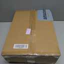 Ciaell 12PCS Plastic Ribbed Martini Glasses - 10 Oz Disposable Coupe Glasses with Stem - Heavy Duty Margarita Cups for Bars, Cocktails, Whiskey, Parties & Wedding (Clear)