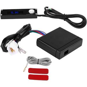12V Car Universal LED Digital Display Turbo Timer, Turbine Device Time Retarder, Auto Modified Parking Control Kit (Blue Light)