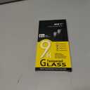 NEW'C Pack of 3 Anti-Spy Tempered Glass Screen Protector for iPhone 12 Pro Max (6.7 Inches) - Effective Scratch-Resistant - Bubble-Free - Ultra Resistant - 9H Hardness Glass, Transparent/Green