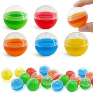 100Pcs Gumball Machine Capsules, 1.5Inch Multicoloured Vending Machine Capsules Suitable For Prizes, Party Favours, Classroom Gifts.