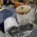 INTEX 26745EP 16ft X 48in Chevron Prism Frame Premium Above Ground Swimming Pool Set with 1500 GPH Filter Pump, Removable Ladder, Ground Cloth, Pool Cover