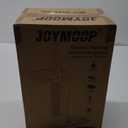 JOYMOOP Mop and Bucket with Wringer Set with 61" Mop Handle with Flexible 13" Flat Head with 10 pcs Microfiber Mop Pads - White