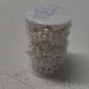 Jerler Pearl Garland 11 Yards/33Feet Artificial Pearl Bead Chain Trim Strands Roll, Ideal for DIY Crafts, Christmas, Wedding, Bouquet and Party Decoration (10mm-Ivory)