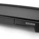 BLACK+DECKER GD2011B Family Sized Electric Griddle, 20 x 11-Inch, Black