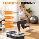 AXV Vibration Plate Fitness Platform Exercise Machine Vibrating Shaking Full Body Shaker Workout Vibrate Stand Shake Board Sport for Weight Loss Fat Burner for Gym Home Office