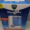 Vicks Warm Mist Humidifier Filter-Free 1-Gal Tank, Auto Shut-Off, Night Light, VapoPad and VapoSteam Compatible