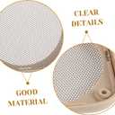 Gatuida Square Speaker Cover with 4 Screws Car Audio Decorative Circle Metal Mesh Grill Protection Net Automotive Accessories DIY Home Car Speaker Decoration Plate
