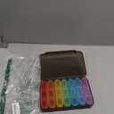 Daviky Pill Organizer 3 Times a Day, Daily Pill Box 7 Day, Weekly Cases Medicine Organizers to Hold Vitamins and Medication