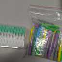 Zopeal 250 Pieces Braces Flossers Interdental Brush for Cleaner Tooth Toothpick Dental Teeth Flossing Picks Head Oral Dental Hygiene Cleaning Tool Soft Cleaners () (Bright Color)