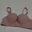 Women Push Up Bra Back Fat Smoothing Bra Comfort Lightly Padded Underwire Support Size 4