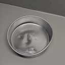 Winco Heavy-Duty Round Aluminum Layer Cake Pan, 10" x 3"