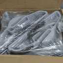 HOUSE DAY Grey Plastic Hangers 50 Pack, Slim Space Saving, Non Slip Hangers with Rubber Pads, Sturdy Heavy Duty Coat Hanger for Closet, S-Shaped Clothes Hanger for Shirt, Suit, Pant, Skirt (Light Grey + Dark Grey)