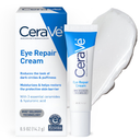 CeraVe Eye Repair Cream, Under Eye Cream For Puffiness And Bags Under Eyes, Hyaluronic Acid + Niacinamide + Marine Botanical Complex, Oil Free & Opthalmologist Tested