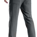 FREE SOLDIER Men's Outdoor Cargo Hiking Pants with Belt Lightweight Waterproof Quick Dry Tactical Pants Nylon Spandex (Dark Gray 42W/30L)