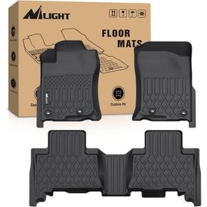 Nilight TPE Floor Mats for Lexus GX460 2014 2015 2016 2017 2018 2019 2020 2021 2022,2013-2023 Toyota 4Runner(4 Runner),All Weather Custom Fit Heavy Duty Floor Liners